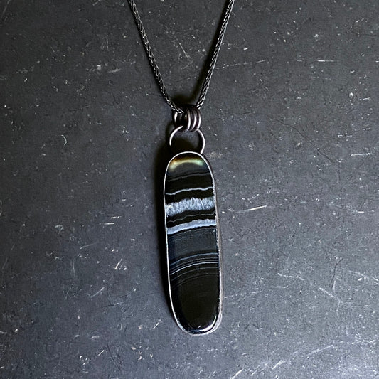 Banded Onyx Necklace